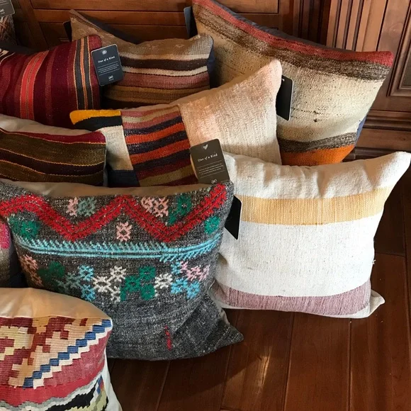Loloi One Of A Kind Turkish Kilim Rug Pillow Cushion Cover